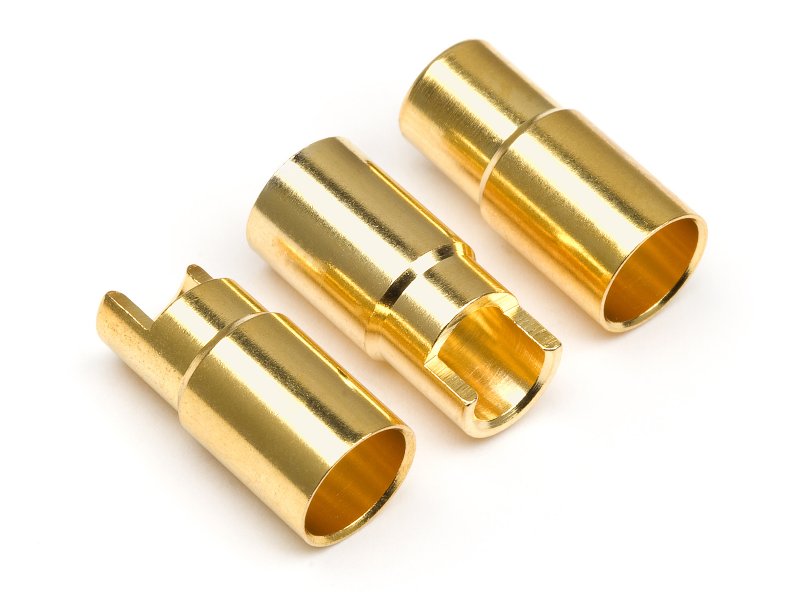 HPI Racing 6.0mm Female Gold Connectors (3pcs) – RC Battery & Motor Plugs