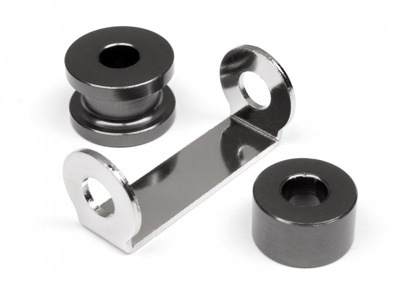 HPI Racing Fuelie Engine Spacer Set Gunmetal for Baja 5SC/D-Box/Boss