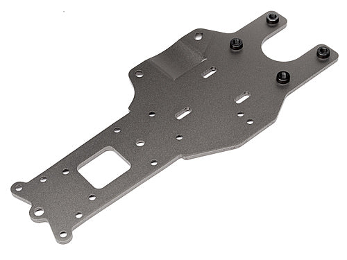 HPI Racing Rear Chassis Plate Gunmetal for Baja 5SC/D-Box/Boss