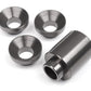 HPI Racing Clutch Bell Holder Spacer Set Gunmetal for Baja 5SC/D-Box/Boss
