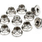 HPI Racing M3 Flanged Lock Nuts (10pcs)