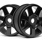 HPI Racing V7 1/8 Wheels Black 42x83mm (2pcs)
