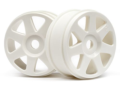 HPI Racing V7 1/8 Buggy Wheels White 42x83mm (2-Pack)