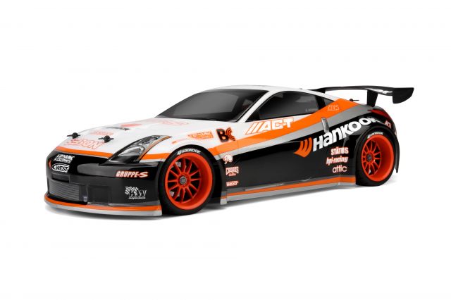 HPI Racing Nissan 350Z Hankook Clear Body Shell 200mm for 1/10 Scale Touring Cars