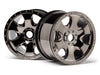 HPI Racing Warlock Wheels Black Chrome 83x56mm for Savage X (2pcs)