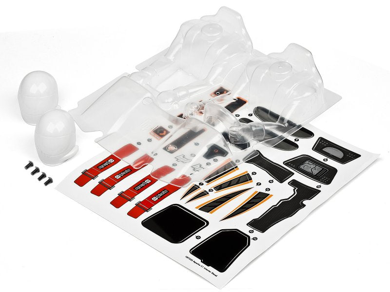 HPI Racing Apache C1 Clear Cockpit – Custom-Paint Interior for 1/8 Desert Buggy