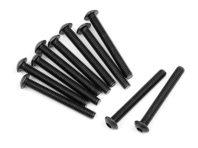 HPI Racing M3x25mm Button Head Hex Screws (10pcs) – Replacement Hardware