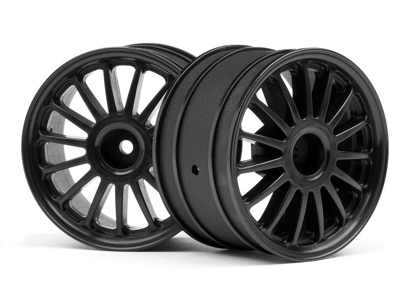 HPI Racing Tarmac Wheel Black 2.2 57x35mm (2pcs) – WR8 On-Road Rally Wheels