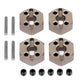 HPI Racing Aluminum Locking 12mm Hex Wheel Hub Set (4pcs) – WR8 Upgrade
