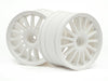HPI Racing Tarmac Wheel White 2.2 57x35mm (2pcs) – WR8 On-Road Rally Wheels