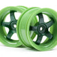 HPI Racing Work Meister S1 Wheel Green 26mm 3mm Offset (2pcs) – 1/10 Touring