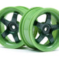 HPI Racing Work Meister S1 Wheel Green 26mm 0mm Offset (2pcs) – 1/10 Touring