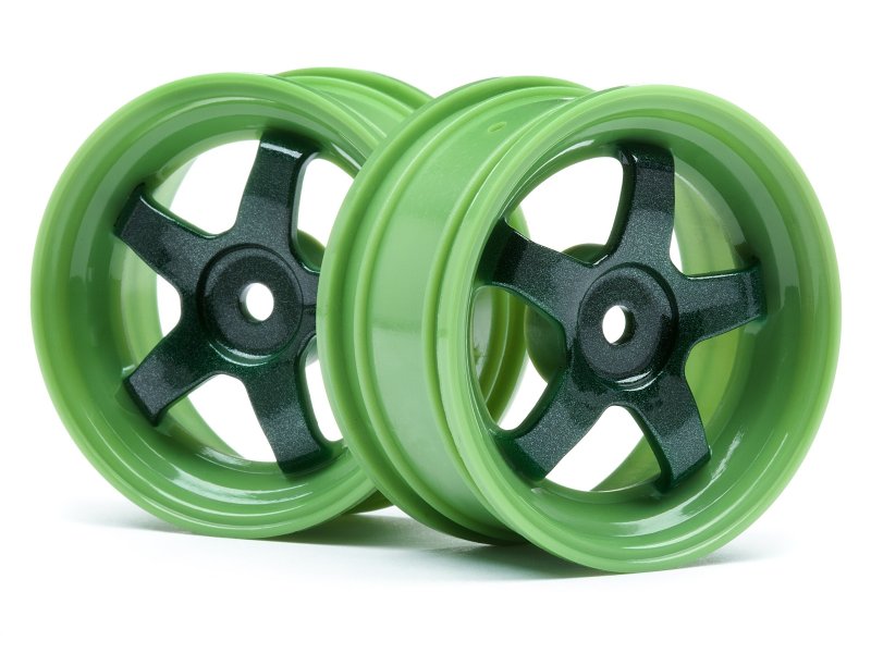 HPI Racing Work Meister S1 Wheel Green 26mm 0mm Offset (2pcs) – 1/10 Touring