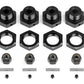 HPI Racing 17mm Aluminum Wheel Hex Hub Set Black (4pcs) – Savage X/XL Conversion