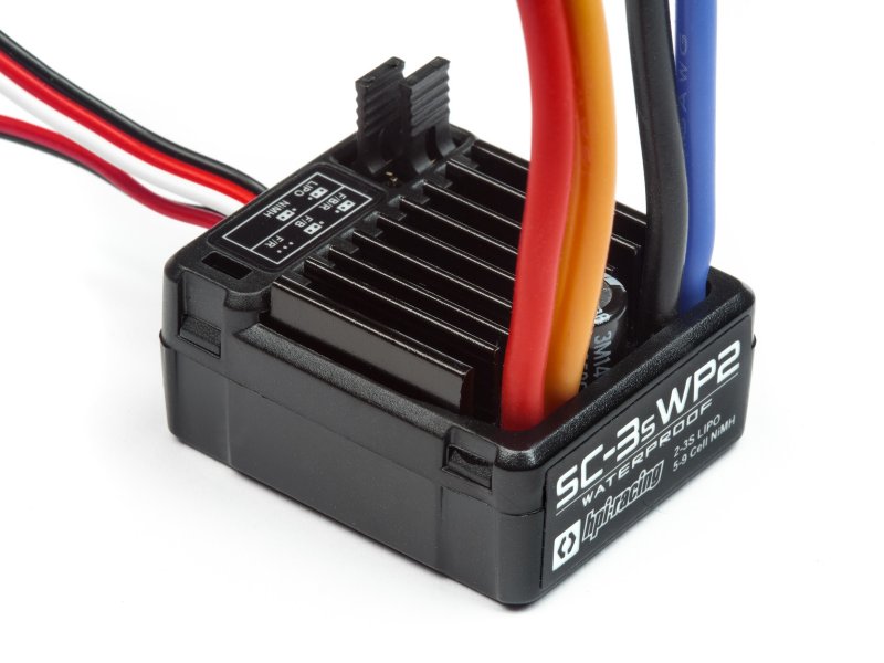 HPI Racing SC-3SWP2 Waterproof Brushed Electronic Speed Control (ESC) – 1/10 Scale RC