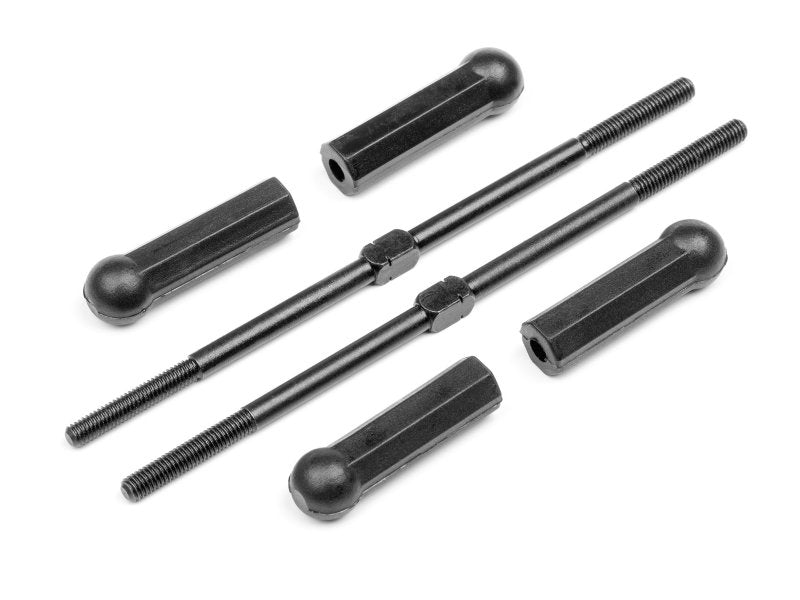 HPI Racing Steering Turnbuckle Set (2pcs) – Adjustable Tie Rods for Jumpshot