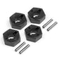 HPI Racing 12mm Wheel Hex Hub Set with Pins (4pcs) – Replacement Hexes for Jumpshot