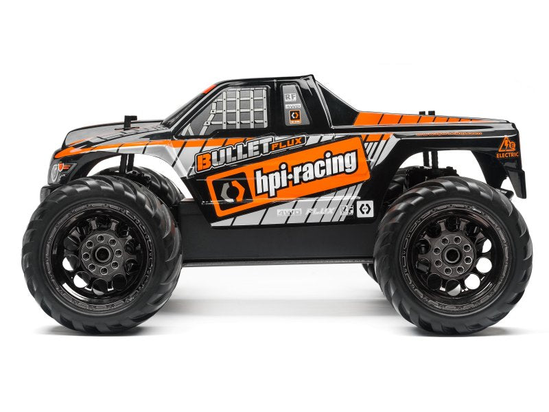 HPI Racing Bullet MT Clear Body with Nitro & Flux Decals