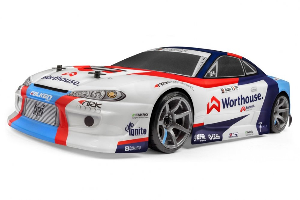HPI Sport 3 James Deane Nissan S15 1/10 4WD Electric Drift Car RTR with 2.4GHz Radio 7.2V Battery and Charger
