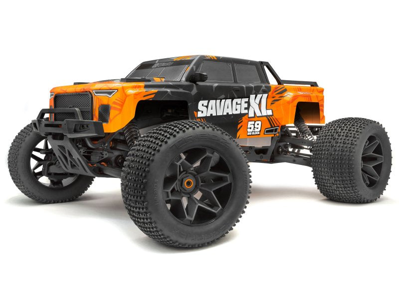 HPI Racing GTXL-6 King Cab Pre-Painted Truck Body — Orange / Black