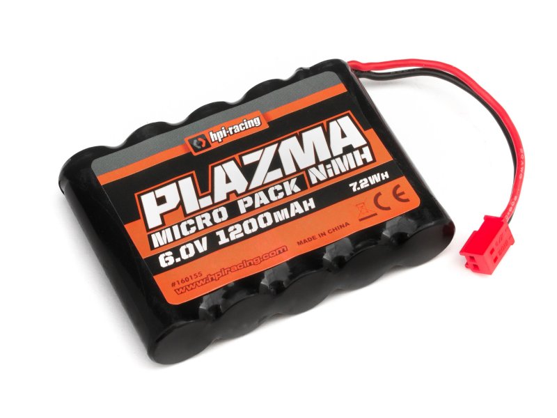 HPI Racing Plazma 6.0V 1200mAh NiMH Battery Pack for Micro RS4