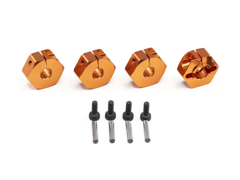 HPI Racing Aluminum Hex Hub Set Clamp-Tire 12mm for Sport 3