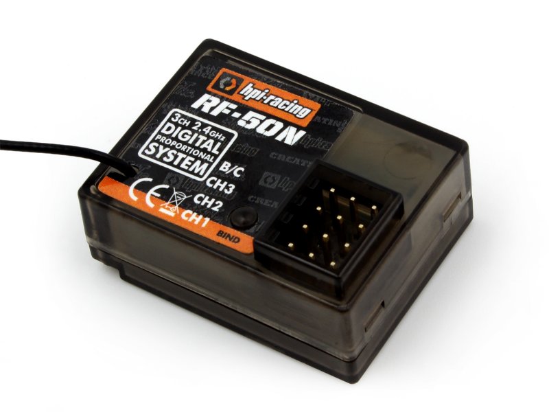 HPI Racing RF-50N 2.4GHz Receiver for Nitro / Gas Vehicles
