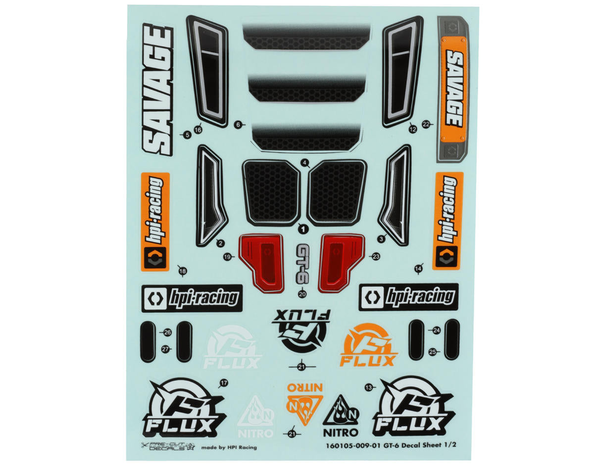 HPI Racing GTXL-6 King Cab Clear Truck Body for Savage XL