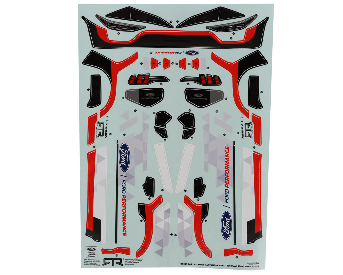 HPI Racing Ford Mustang Mach-E 1400 Clear Body — 200mm