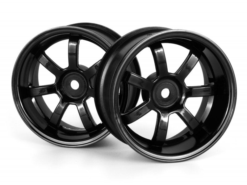 HPI Racing Rays Gram Lights 57S-Pro Wheels Gloss Black 26mm (6mm Offset, 2-Pack)