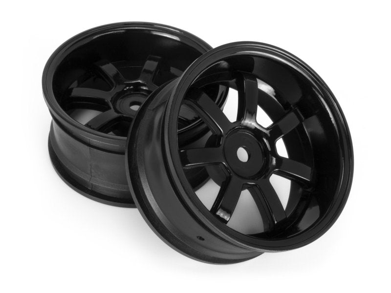 HPI Racing Rays Gram Lights 57S-Pro Wheels Gloss Black 26mm (6mm Offset, 2-Pack)