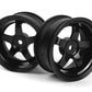 HPI Racing Work Meister S1 Black 26mm Wheels — 3mm Offset (2-Pack)