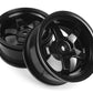 HPI Racing Work Meister S1 Black 26mm Wheels — 3mm Offset (2-Pack)