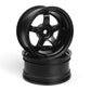 HPI Racing Work Meister S1 Black 26mm Wheels — 6mm Offset (2-Pack)