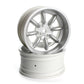 HPI Racing FS-15 Sport 8-Spoke Wheels 26mm Silver 6mm Offset (Pair)