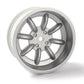 HPI Racing FS-15 Sport 8-Spoke Wheels 26mm Silver 6mm Offset (Pair)