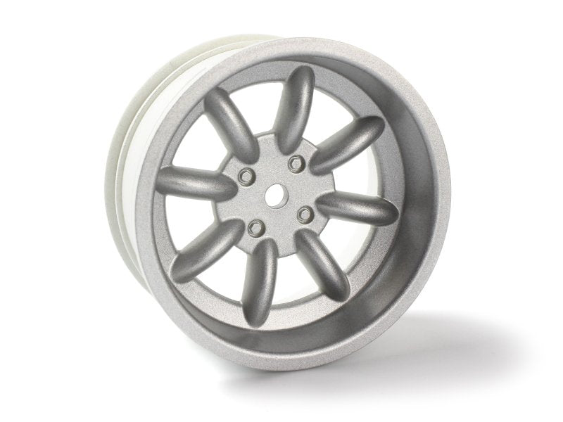 HPI Racing FS-15 Sport 8-Spoke Wheels 26mm Silver 6mm Offset (Pair)