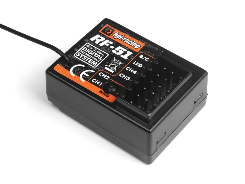 HPI Racing RF-51 4-Channel 2.4GHz Waterproof Receiver