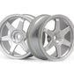 HPI Racing TE37 Wheel 26mm Matte Chrome (0mm Offset)