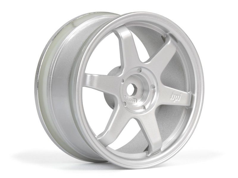 HPI Racing TE37 Wheel 26mm Matte Chrome (0mm Offset)