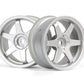 HPI Racing TE37 Wheel 26mm Matte Chrome (3mm Offset)