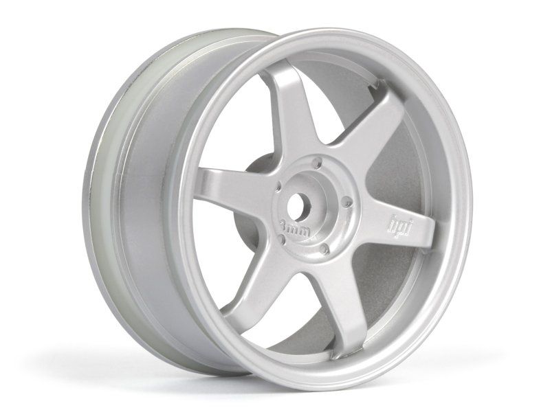 HPI Racing TE37 Wheel 26mm Matte Chrome (3mm Offset)