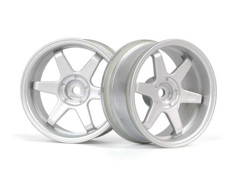 HPI Racing TE37 Wheel 26mm Matte Chrome (6mm Offset)