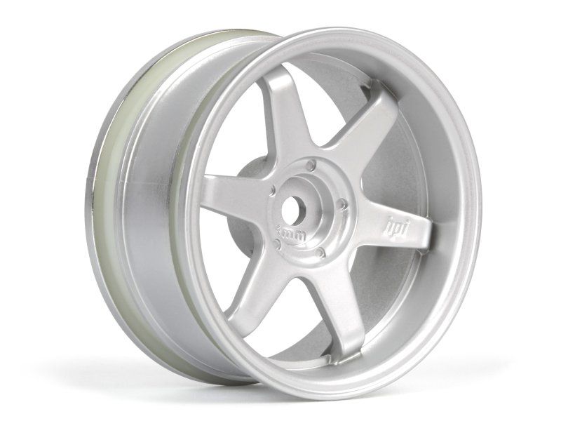HPI Racing TE37 Wheel 26mm Matte Chrome (6mm Offset)