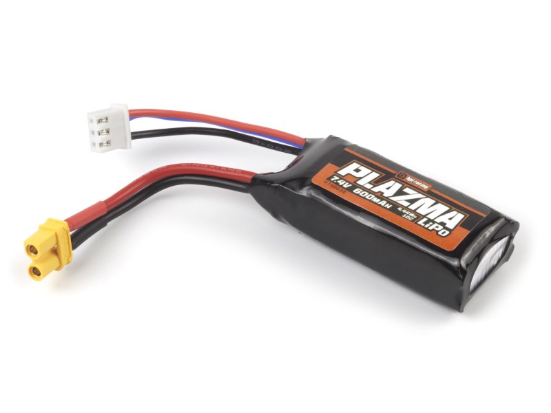 HPI Racing Plazma 7.4V 600mAh 10C LiPo Battery Pack for Venture18