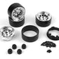 HPI Racing CS-10 Beadlock Wheels 1.2in Chrome for Venture18 (4pcs)
