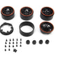 HPI Racing CL-5 Beadlock Wheels 1.2in Red (4pcs)