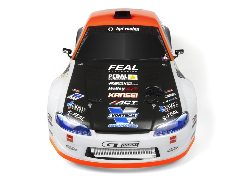 HPI Racing Nissan Silvia S15 Aurimas Odi Bakchis Pre-Printed Body 200mm