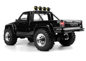 HPI Racing Venture18 Flux 1985 Toyota Hilux SR5 RTR (Black) – 1/18 Brushless Scale Trail Truck