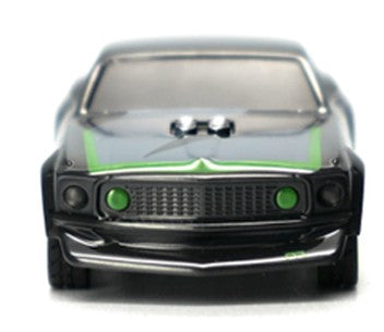 HPI Racing nano-TTR 1969 Ford Mustang RTR-X 1/64 2WD Micro RC Car Grey - Complete RTR with Radio